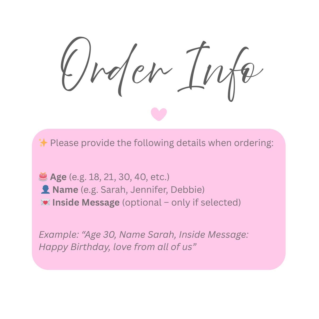 Personalised Birthday Card β Balloon + Gift Design β Custom Age & Name β 6x6" Hammered Card