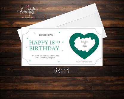 Personalised Scratch-Off Birthday Card – Reveal Your Gift & Age Surprise